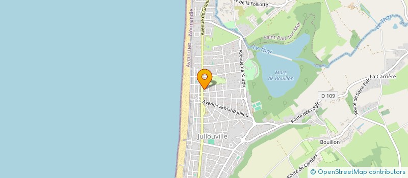 localisation de l'entreprise SCI LA JULLOUVILLAISE  JULLOUVILLE