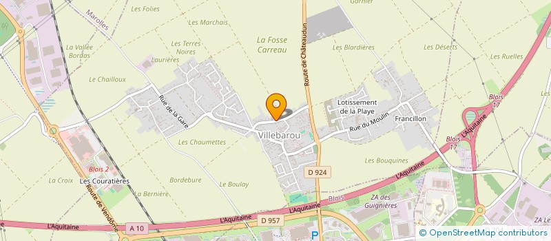 localisation de l'entreprise SCI LA JUMALOTTE  VILLEBAROU