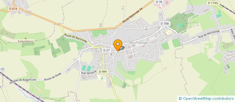 localisation de l'entreprise SCI LA JURISTE  MORHANGE