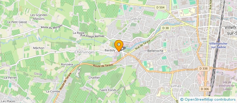 localisation de l'entreprise SCI LA JURONDE  GLEIZE