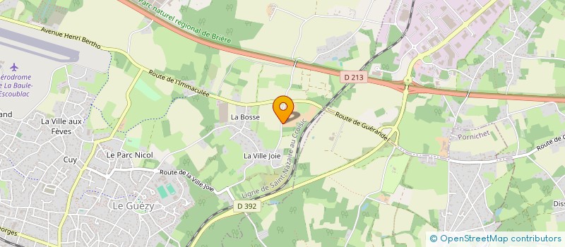 localisation de l'entreprise SCI LA JUSTICE  LA BAULE-ESCOUBLAC