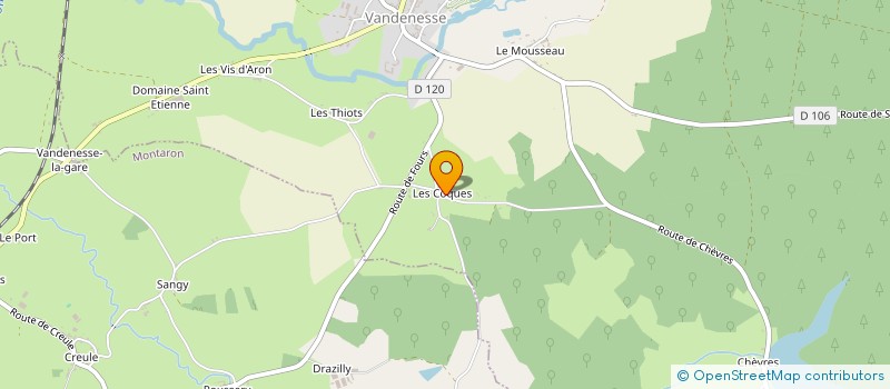 localisation de l'entreprise SCI LA JUSTICE  MAUX