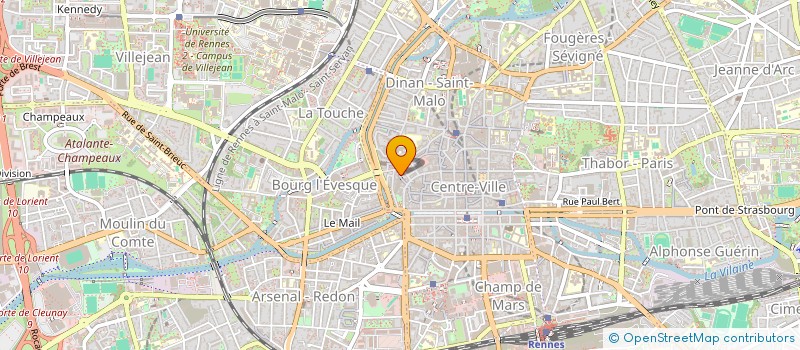 localisation de l'entreprise SCI LA JYM  RENNES