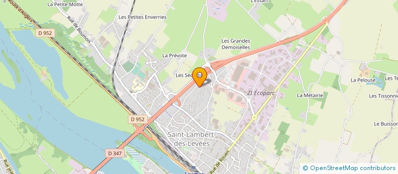 localisation de l'entreprise SCI LA KARL A.A.L.  SAUMUR