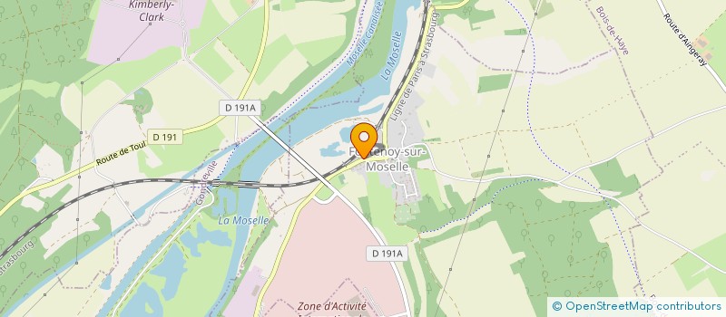 localisation de l'entreprise SCI LA KLEF  FONTENOY-SUR-MOSELLE