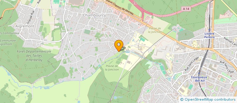 localisation de l'entreprise SCI LA KORRIGANE  CHAMBOURCY