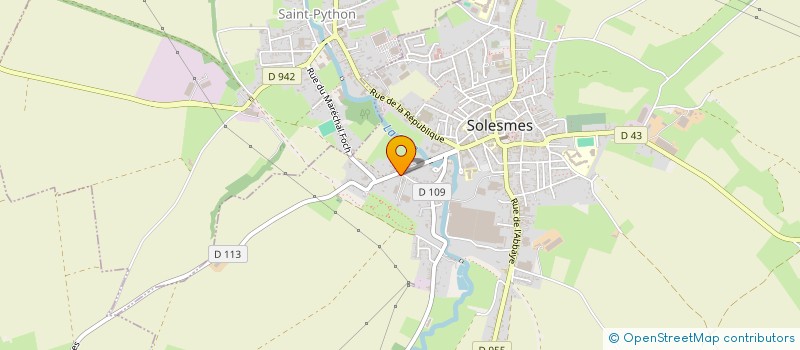 localisation de l'entreprise SCI LA-LA-LA  SOLESMES