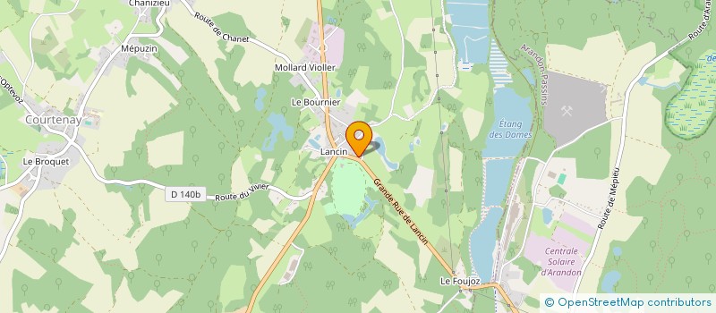 localisation de l'entreprise SCI LA LADRIERE  COURTENAY