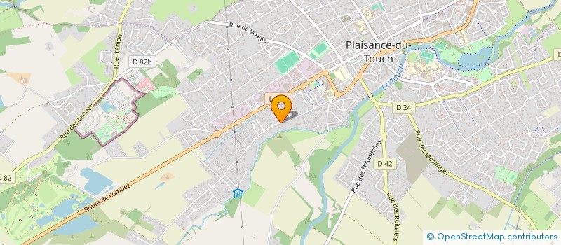 localisation de l'entreprise SCI LA LAGUNE  PLAISANCE-DU-TOUCH