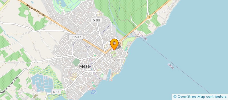 localisation de l'entreprise SCI LA LAGUNE à MEZE