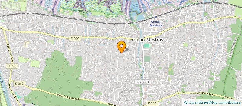 localisation de l'entreprise SCI LA LAGUNE à GUJAN-MESTRAS