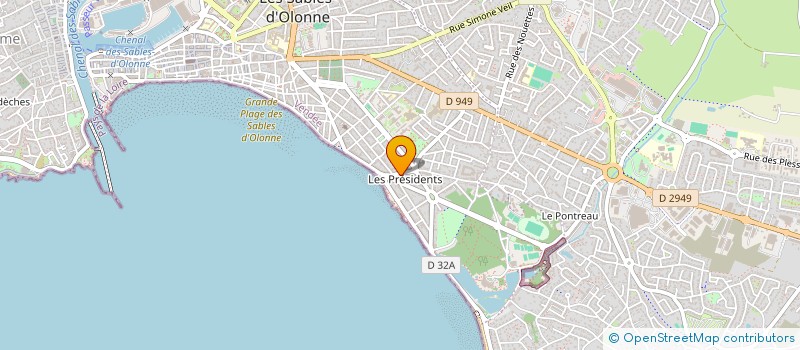 localisation de l'entreprise SCI LA LAGUNE à LES SABLES D'OLONNE