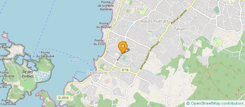 localisation de l'entreprise SCI LA LAGUNE DU GAOU à SIX-FOURS-LES-PLAGES