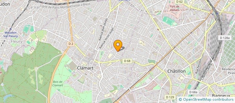 localisation de l'entreprise SCI LA LAITERIE  CLAMART