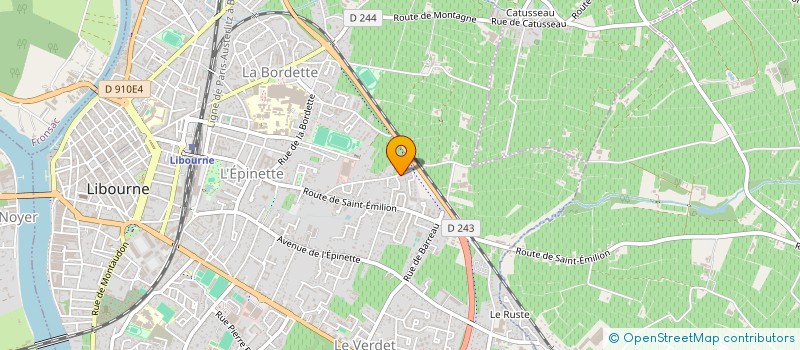 localisation de l'entreprise SCI LA LAMBERTE  LIBOURNE