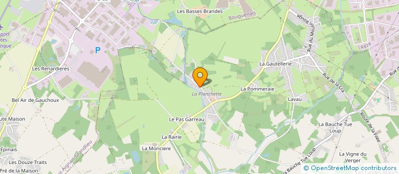 localisation de l'entreprise SCI LA LANDE  SAINT-AIGNAN-GRANDLIEU