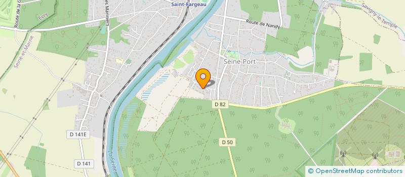 localisation de l'entreprise SCI LA LANDE  SEINE-PORT