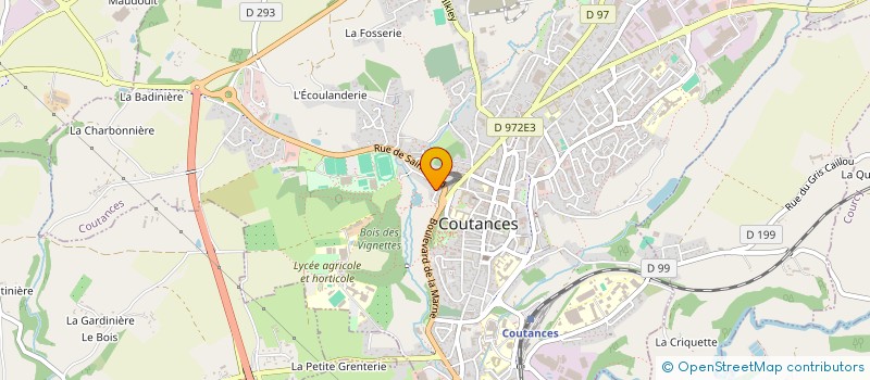 localisation de l'entreprise SCI LA LANDE A VIGNES  MONTHUCHON