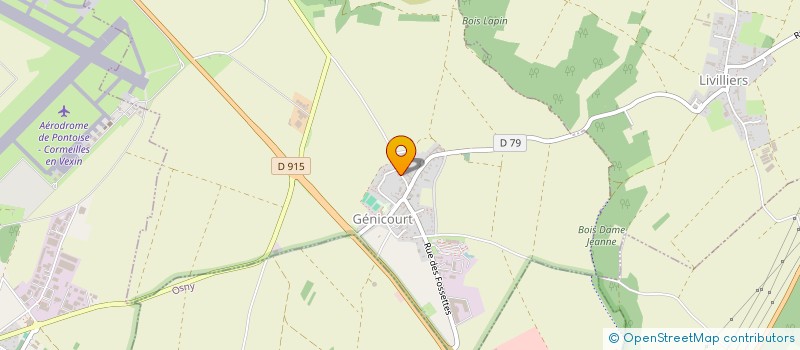 localisation de l'entreprise SCI LA LANDE AUX FEES  GENICOURT