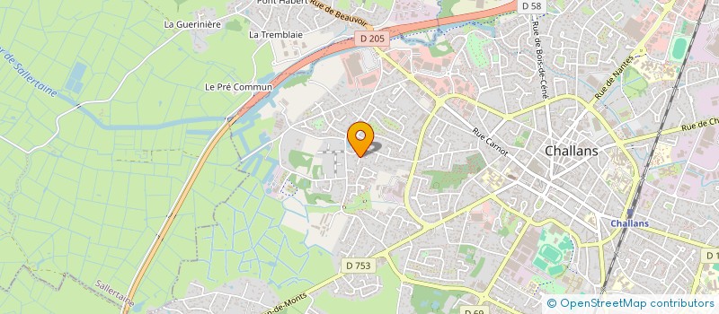 localisation de l'entreprise SCI LA LANDE COM à SALLERTAINE