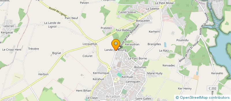 localisation de l'entreprise SCI LA LANDE DU BOURG à RUEIL-MALMAISON