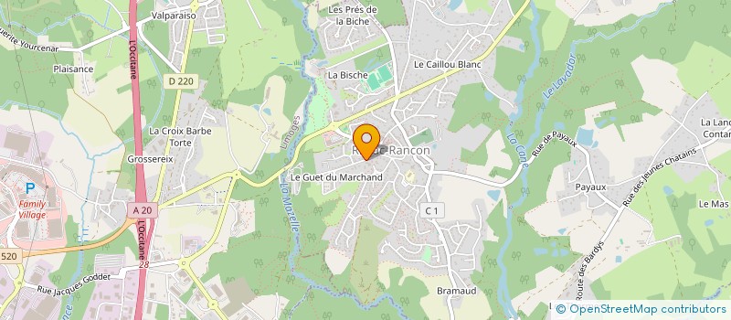 localisation de l'entreprise SCI LA LANDE DU PEROU  RILHAC-RANCON