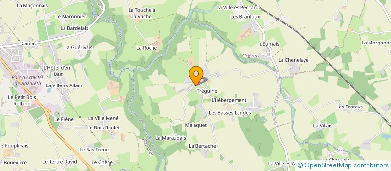 localisation de l'entreprise SCI LA LANDELLE DE TREGUIHE  CORSEUL