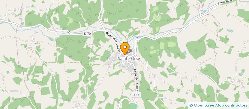 localisation de l'entreprise SCI LA LANDIE  THENON