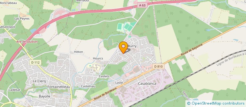localisation de l'entreprise SCI LA LANDINE à SAINT-VINCENT-DE-TYROSSE