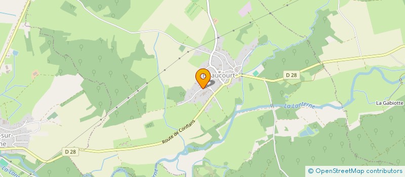 localisation de l'entreprise SCI LA LANTERNE  BRIAUCOURT