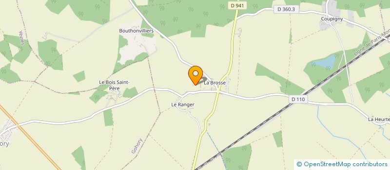 localisation de l'entreprise SCI LA LANTERNE BLEUE à DANGEAU