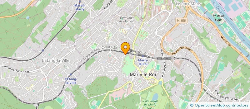 localisation de l'entreprise SCI LA LARMUZE  MARLY-LE-ROI