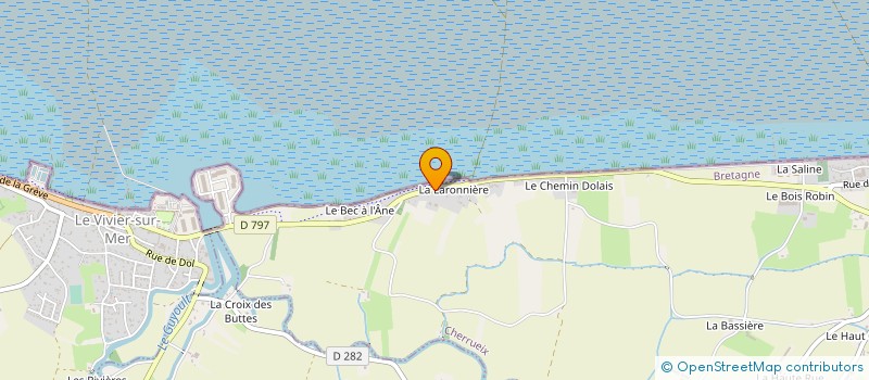 localisation de l'entreprise SCI LA LARRONIERE  CHERRUEIX