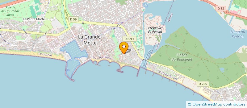 localisation de l'entreprise SCI LA LATTOISE 2  LA GRANDE-MOTTE