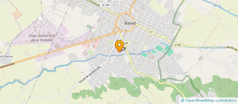 localisation de l'entreprise SCI LA LAURAGAISE  REVEL