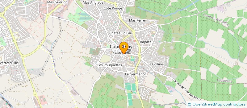 localisation de l'entreprise SCI LA LAURENTINE  CABESTANY