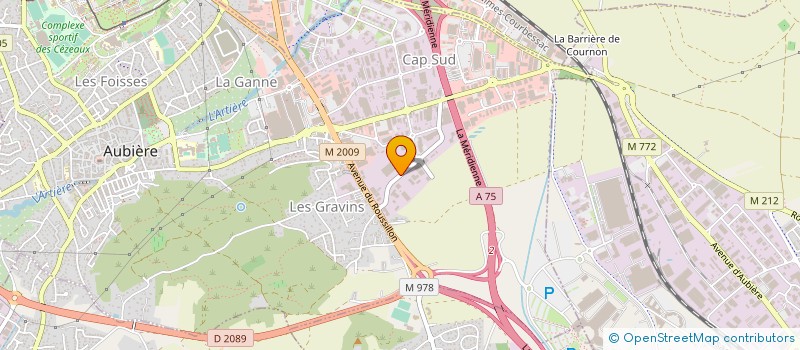 localisation de l'entreprise SCI LA LAUZERAIE  AUBIERE