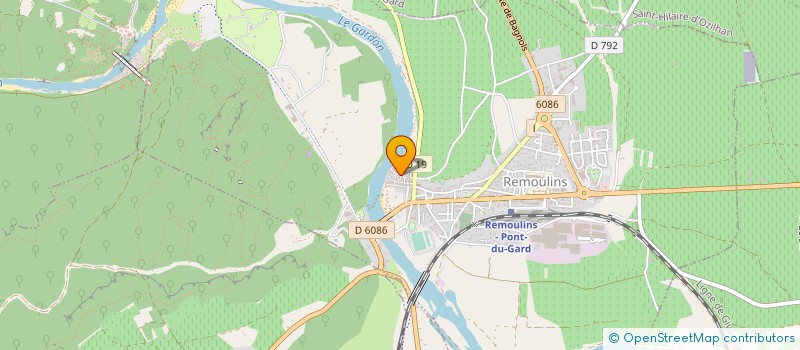 localisation de l'entreprise SCI LA LAUZET  VERS-PONT-DU-GARD