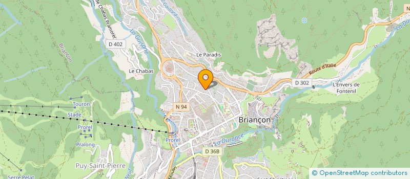 localisation de l'entreprise SCI LA LAUZETTE  BRIANCON