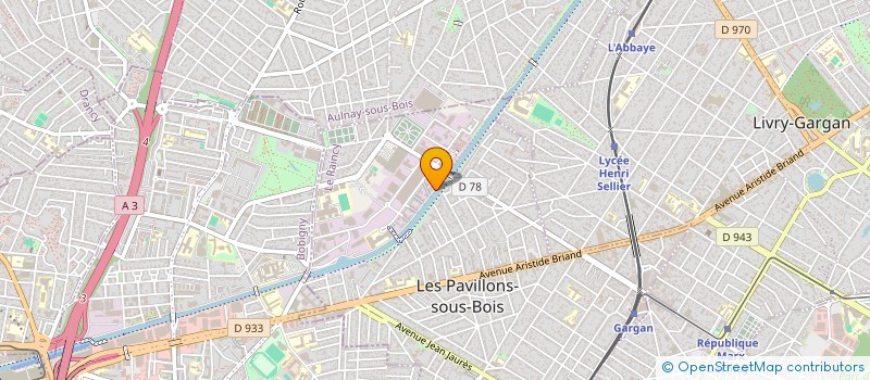 localisation de l'entreprise SCI LA LAVANDE à LES PAVILLONS-SOUS-BOIS