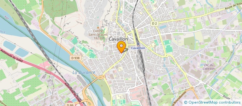 localisation de l'entreprise SCI LA LAVANDE  CAVAILLON