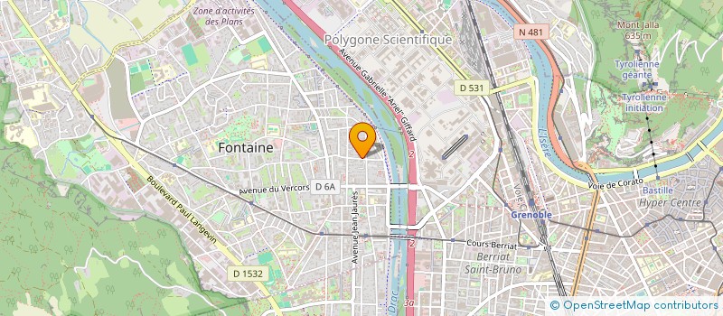 localisation de l'entreprise SCI LA LAVANDELLE  FONTAINE