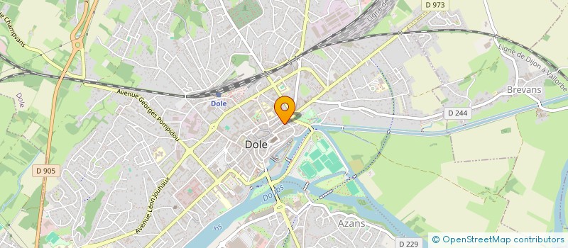 localisation de l'entreprise SCI LA LECHERE à DOLE