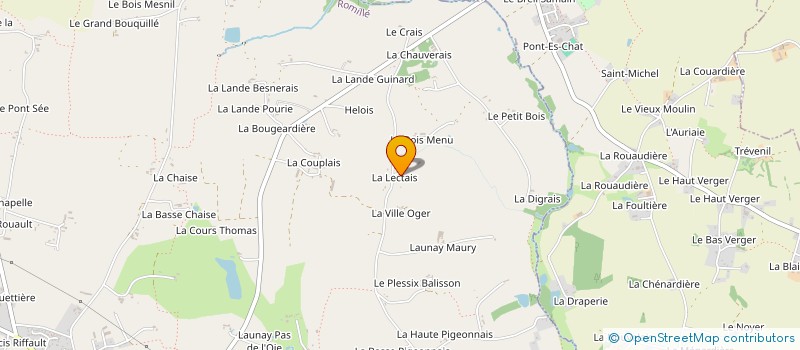 localisation de l'entreprise SCI LA LECTAIS  ROMILLE