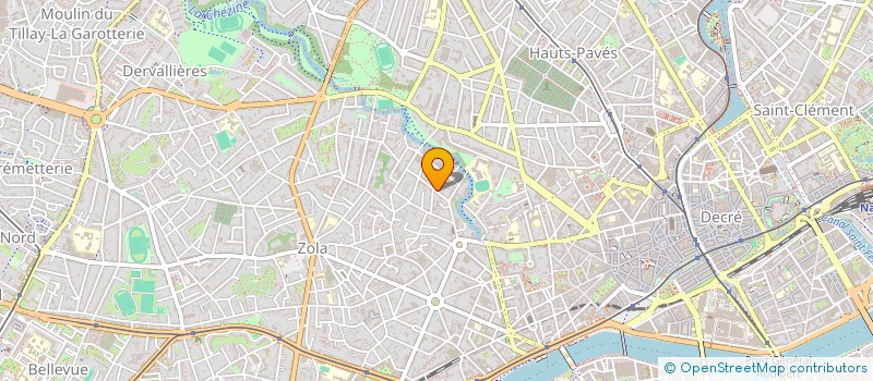 localisation de l'entreprise SCI LA LENTILLE DE FRESNEL  NANTES