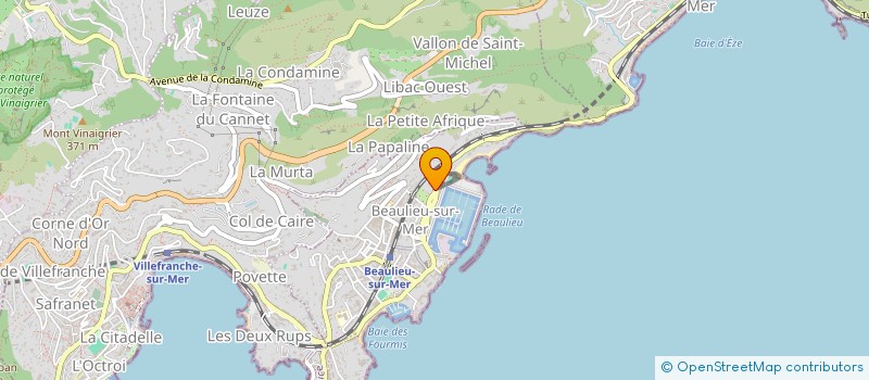 localisation de l'entreprise SCI LA LEONINA à BEAULIEU-SUR-MER