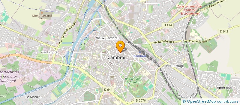 localisation de l'entreprise SCI LA LESQUINOISE à CAMBRAI