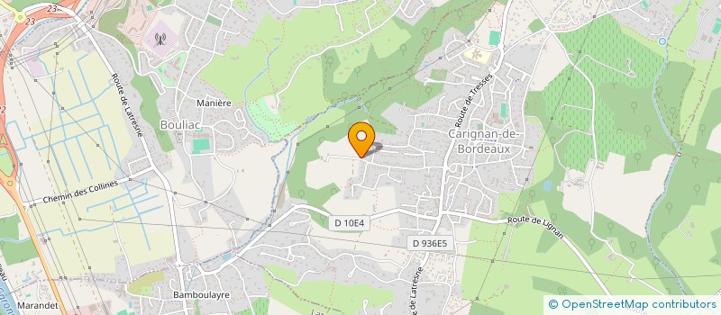 localisation de l'entreprise SCI LA LETTE MAUVE  CARIGNAN-DE-BORDEAUX