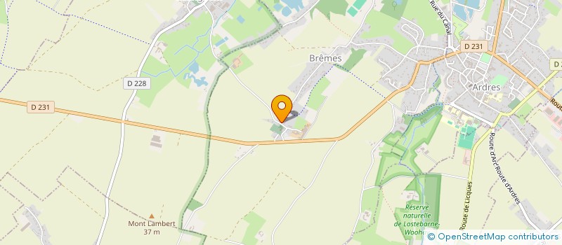 localisation de l'entreprise SCI LA LEULENE  BREMES