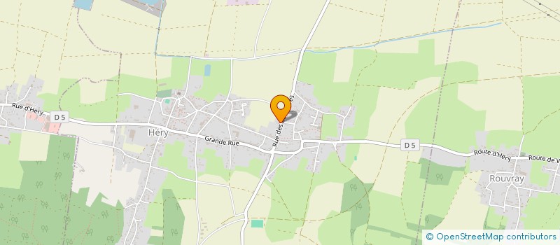 localisation de l'entreprise SCI LA LEVEE  HERY